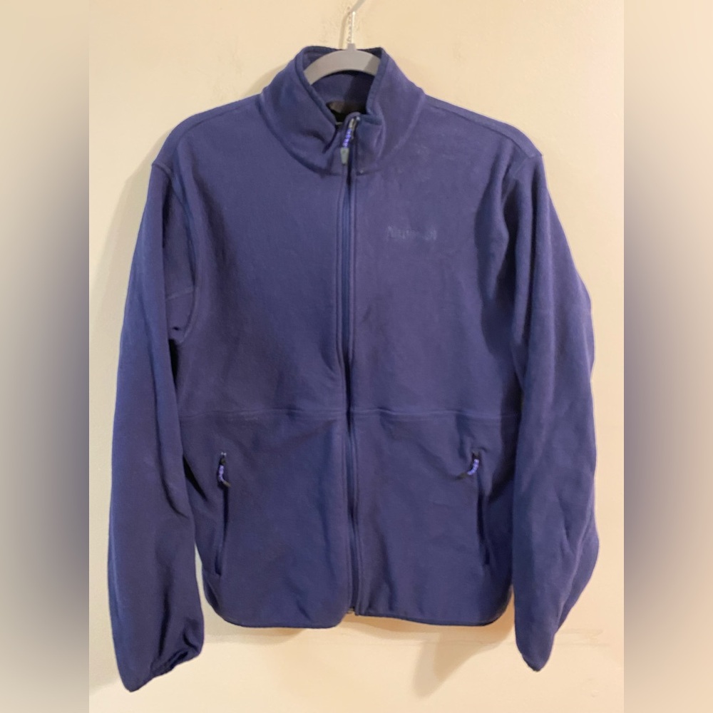 Women’s Marmot Navy Blue Full Zip Fleece Jacket Size Medium‎